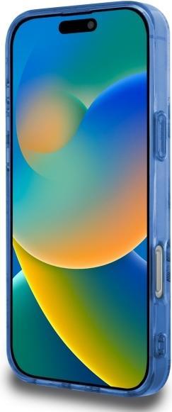 Actual product image Lacoste LCHMP16XUOCB iPhone 16 Pro Max 6.9" light blue hardcase IML Croc MagSafe (Apple iPhone 16 Pro Max)