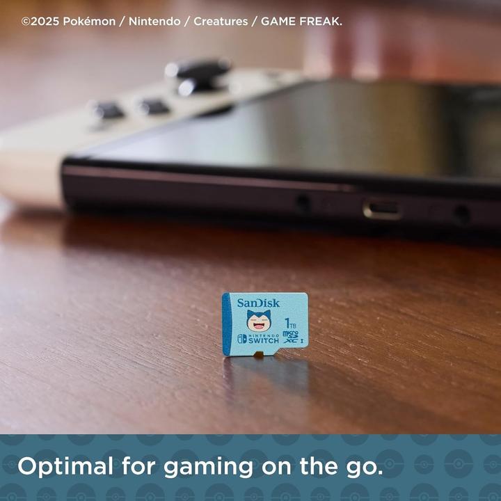 Actual product image SANDISK Nintendo Pokémon (1000 GB, microSDXC, U3, UHS-I)
