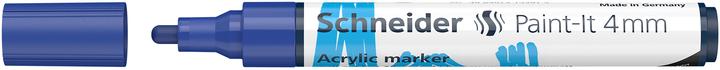 Nährwerte und Zutaten Schneider Acrylmarker Paint-it 320, 4 mm, blau sp. (Blau, 4 mm, 1 x)
