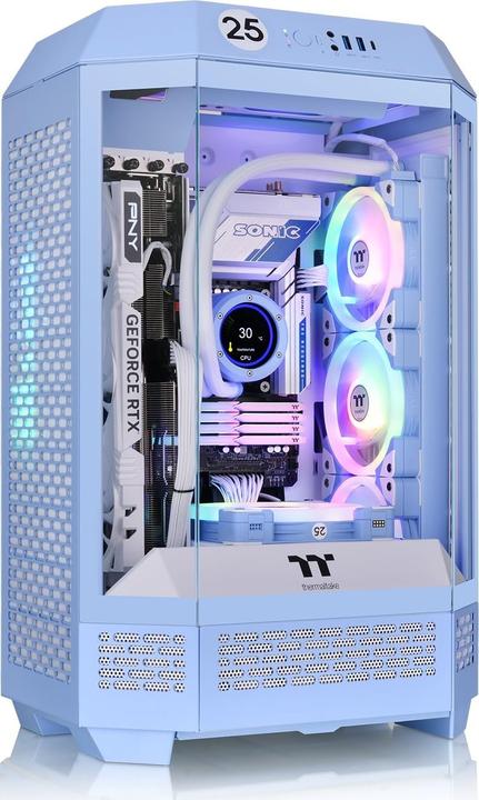 Produktbild Thermaltake The Tower 300 Hydrangea Blue (mATX, Mini-ITX)