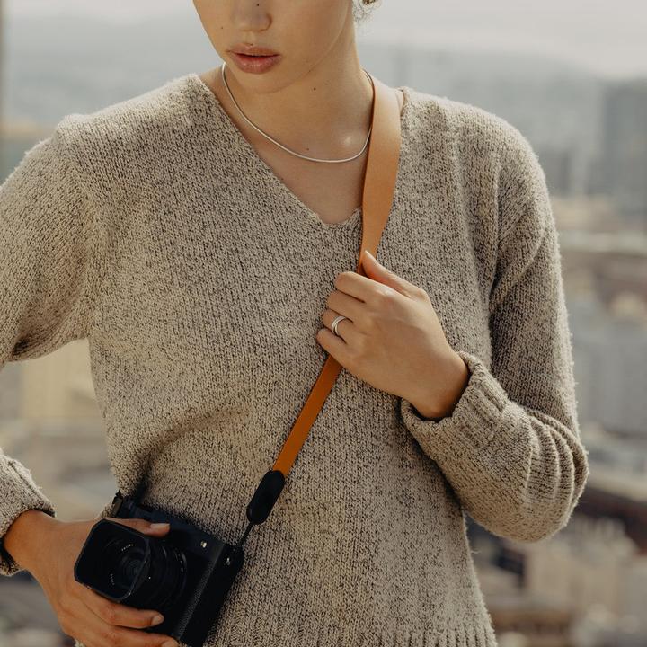 Image du produit Peak Design Leather Camera Strap Short & Neck (Ceinture cervicale)
