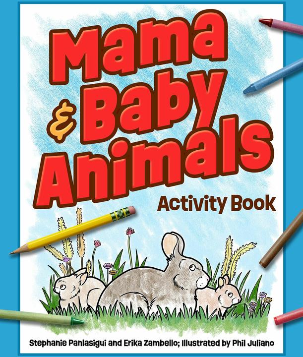 Produktbild Mama & Baby Animals Activity Book (Englisch, Stephanie Panlasigui, Erika Zambello, Phil Juliano, 2025)