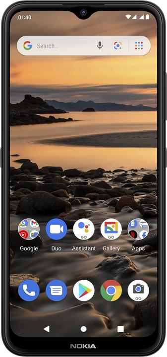 Produktbild Nokia 1.4 (32 GB, Charcoal, 6.51", Hybrid Dual SIM, 4G)