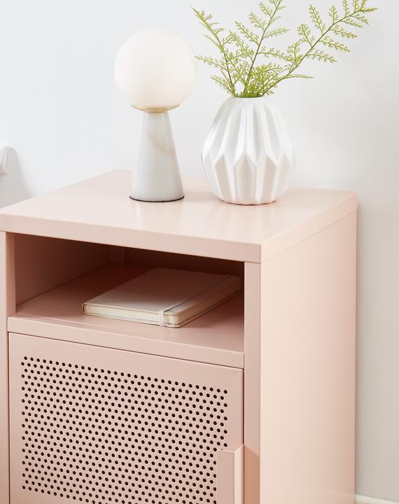 Immagine prodotto Pantone Nachttisch Metall rosa blush 40cm (40 x 35 x 58 cm)