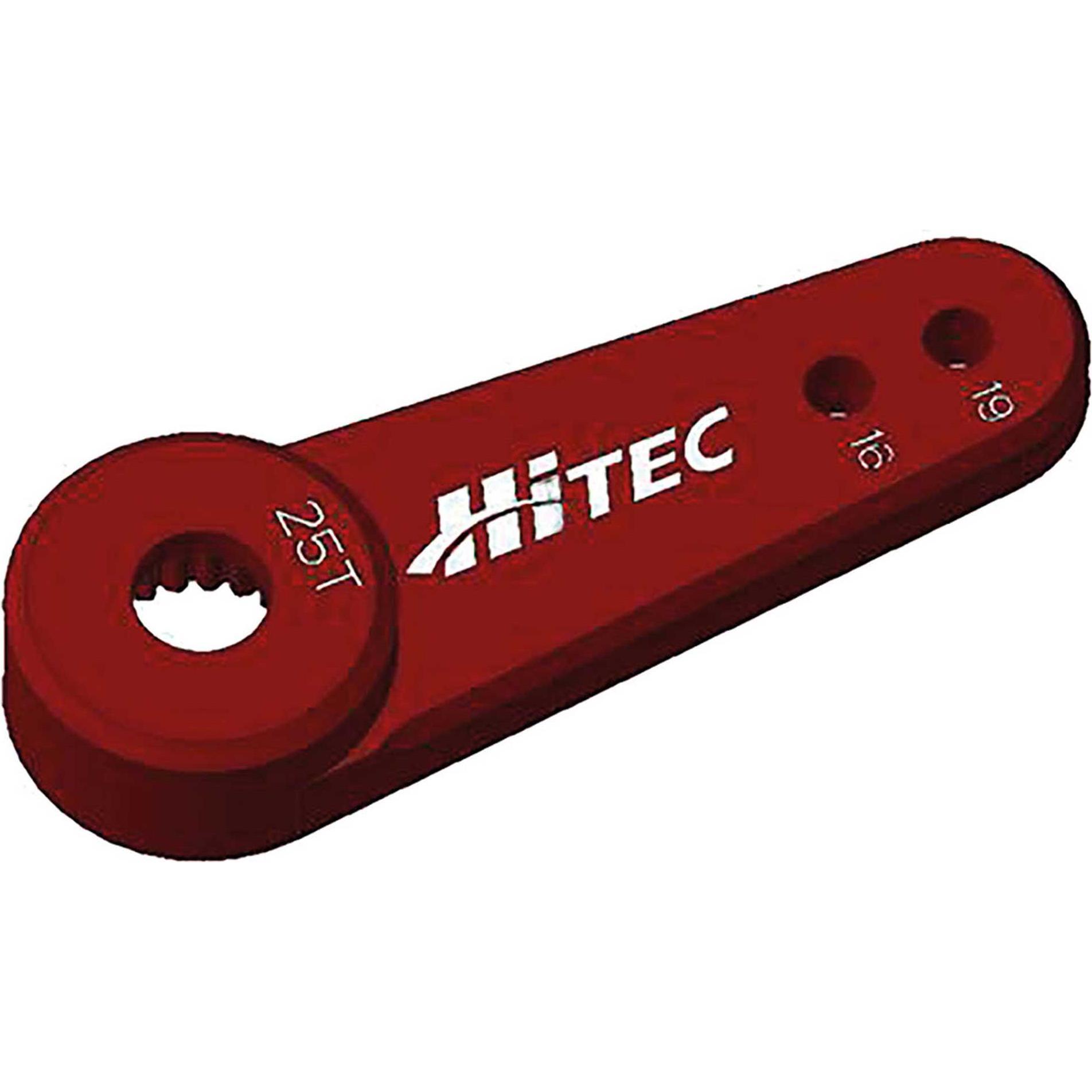 Hitec SERVOHEBEL ALU ROT 1-ARM 25T