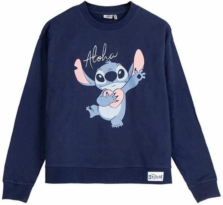 Produktbild Stitch Jungen Sweater Ohne Kapuze Dunkelblau (S)