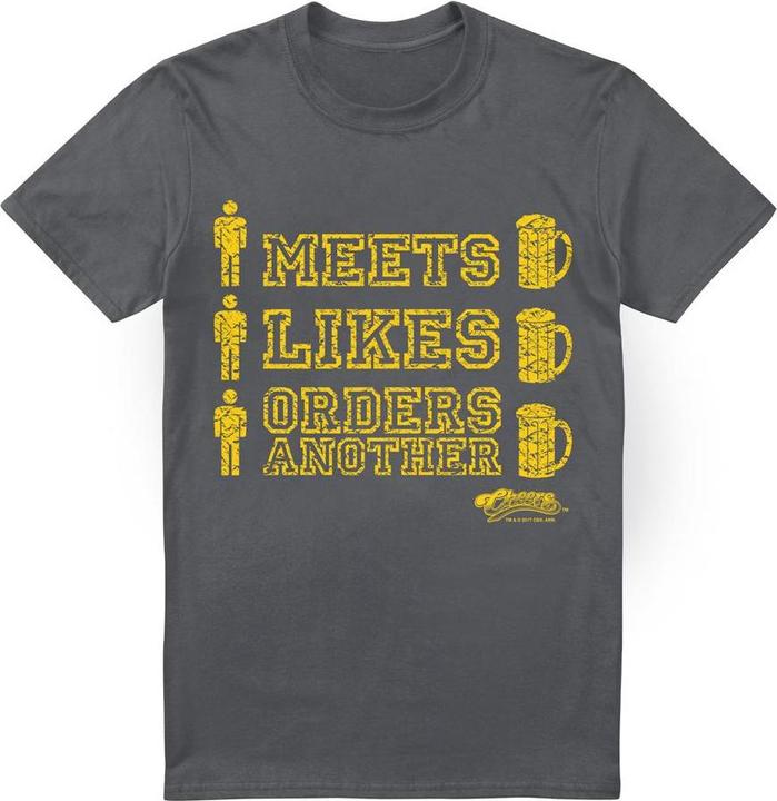 Immagine prodotto Cheers Man Meets Beer Maglietta Uomo (XL)