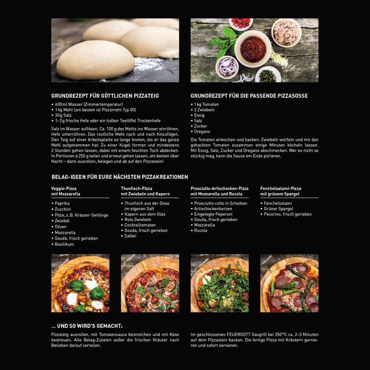 Produktbild ‎Feuergott Pizzastein Cordierit