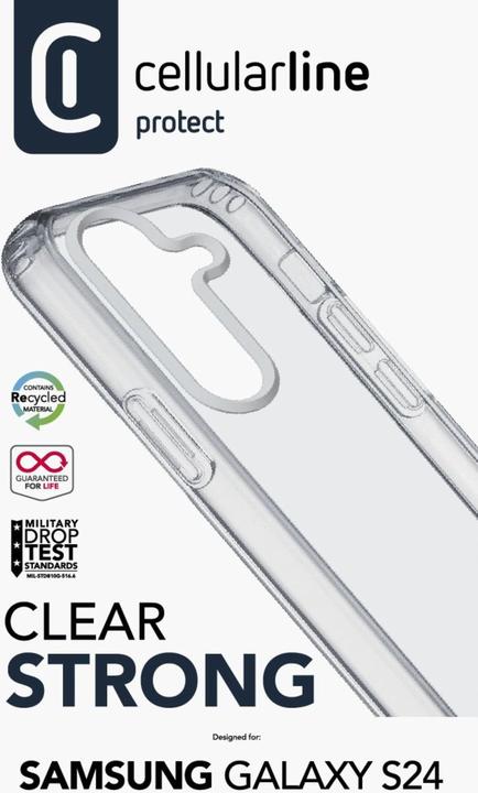 Actual product image Cellularline Cellular Line Cover for Samsung Galaxy Clear (Samsung Galaxy S24)
