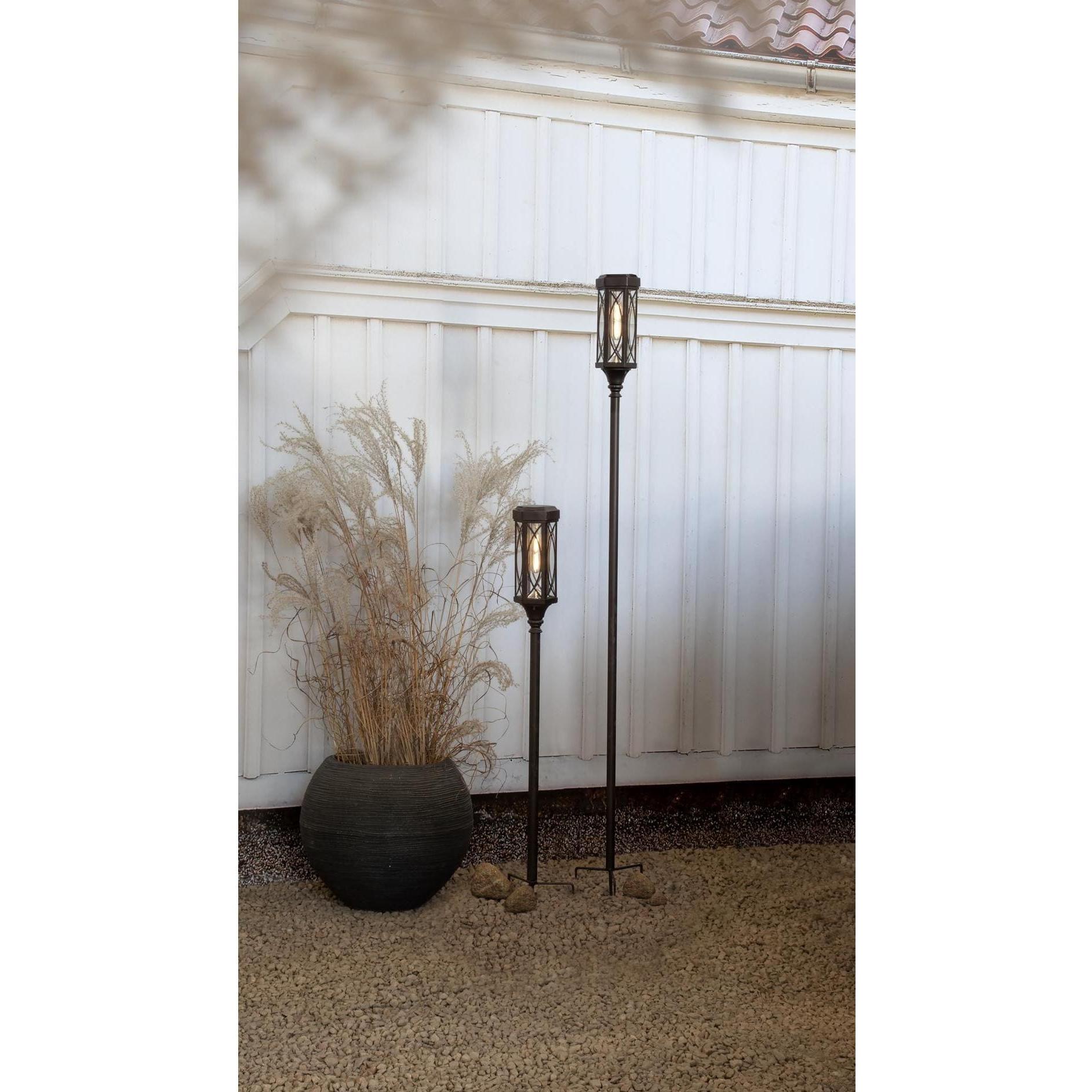 Thumbnail - Star Trading, Gartenbeleuchtung, Wegeleuchte Solar Folke, Braun (10 lm, IP44)