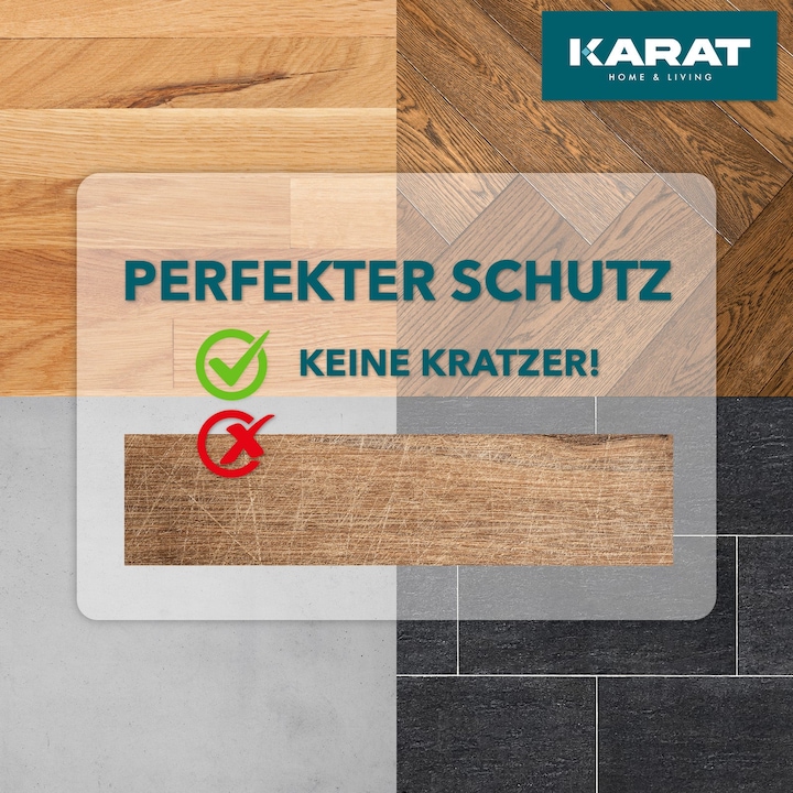 Produktbild Karat Bodenschutzmatte Polycarbonat (120 x 120 cm)