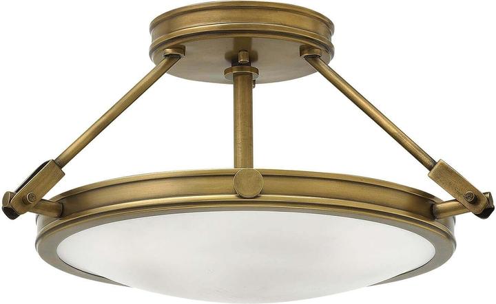 Actual product image Elstead Lighting Collier ceiling light E14 triple Heritage brass (E14)