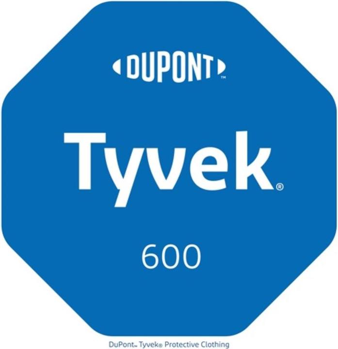 Actual product image Dupont Disposable coverall Tyvek® 600 Plus size L white PSA III (L)