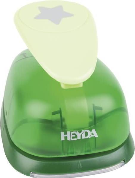 Actual product image Heyda Motif punch XXL "Star", colour: green
