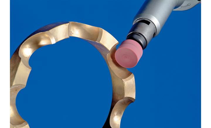 Produktbild Pferd Feinschleifstift Poliflex D25xH25mm 6 mm Edelkorund AR/GR 220 ZY (220)