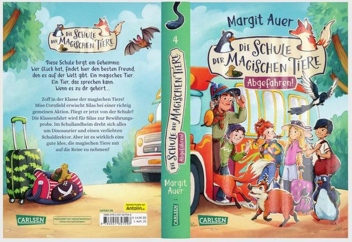 Produktbild Die Schule der magischen Tiere 4: Abgefahren! (Margit Auer, Deutsch)