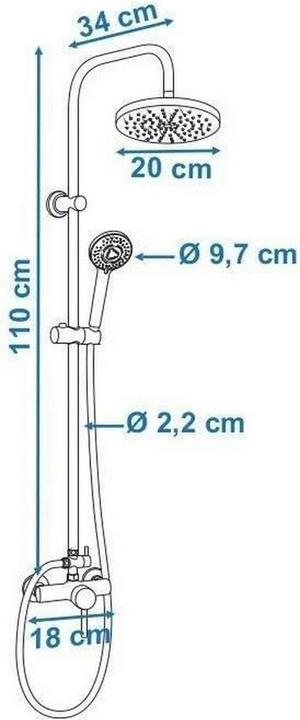 Produktbild Rousseau Dusche Säule Edel