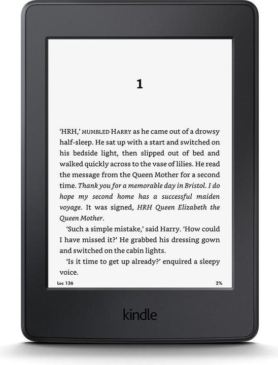 Actual product image Amazon Kindle Paperwhite (2015) - Special Offers (6", 4 GB, Black)