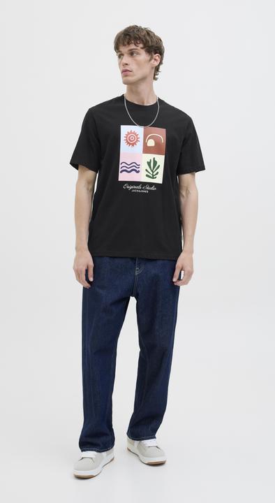 Actual product image Jack & Jones Gedruckt Rundhalsausschnitt T-shirt T-shirt (S)