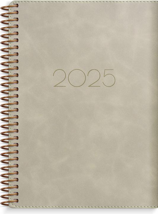 Actual product image Burde Senator A6 Twist beige calendar 2025 (A6, German)