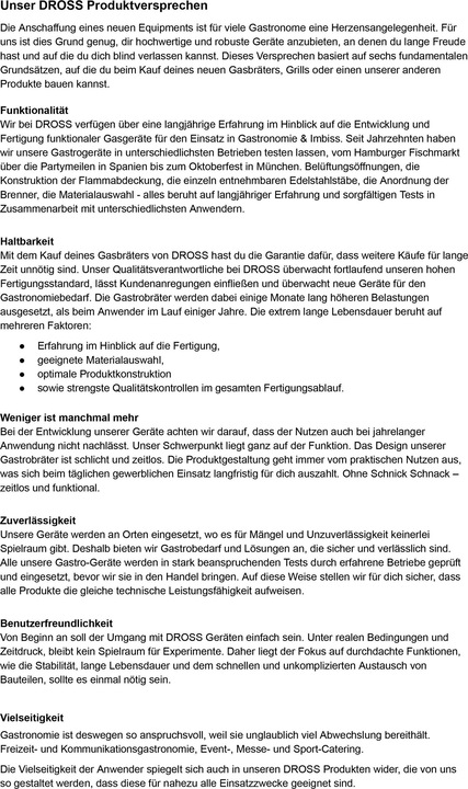 Produktbild ChattenGlut Gasbräter 4-flammig mit Einzelne Edelstahlstäbe als Rost (18 kW)