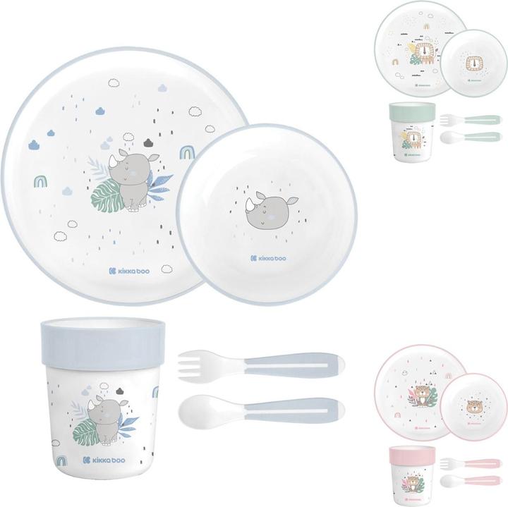 Actual product image Kikkaboo Savanna 5-piece tableware set