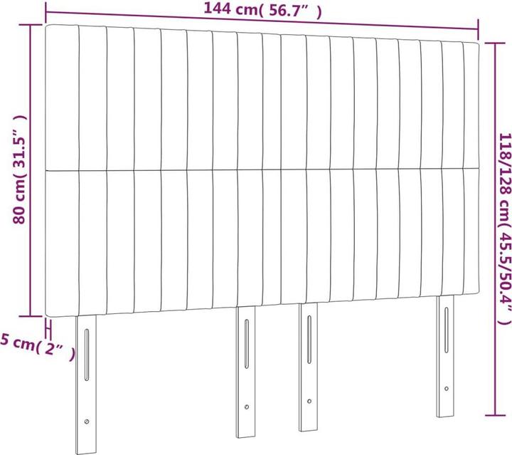 Actual product image vidaXL Aldridge (144 x 5 x 128 cm)