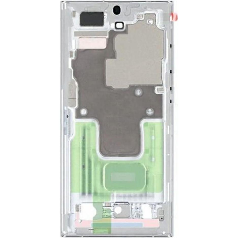 Samsung Galaxy S23 Ultra S918 LCD Frame - Sky Blue/Lime (Galaxy S23 Ultra), Mobilgerät Ersatzteile