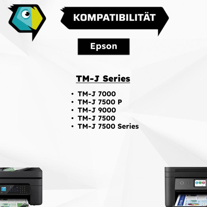 Produktbild Inkadoo Druckerpatronen kompatibel zu Epson C33S020407 / SJIC-8-K Tintenpatrone, schwarz Schwarz (BK)