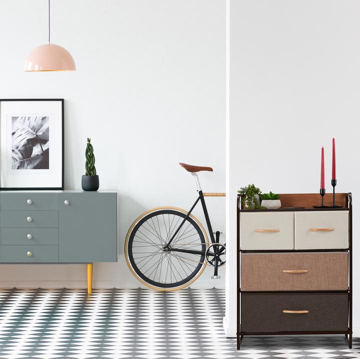 Image du produit Relaxdays Armoire avec tiroirs différents designs (20 x 49,5 x 84,5 cm)