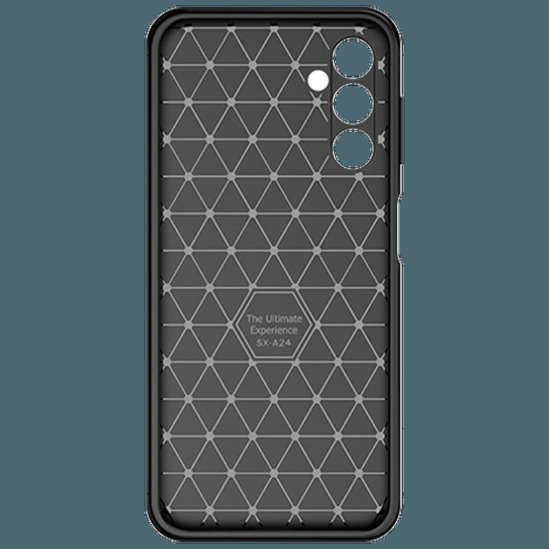 Thumbnail - Just in Case Rugged TPU Back Cover Schwarz Samsung Galaxy A24 (Samsung Galaxy A24), Smartphone Hülle, Schwarz