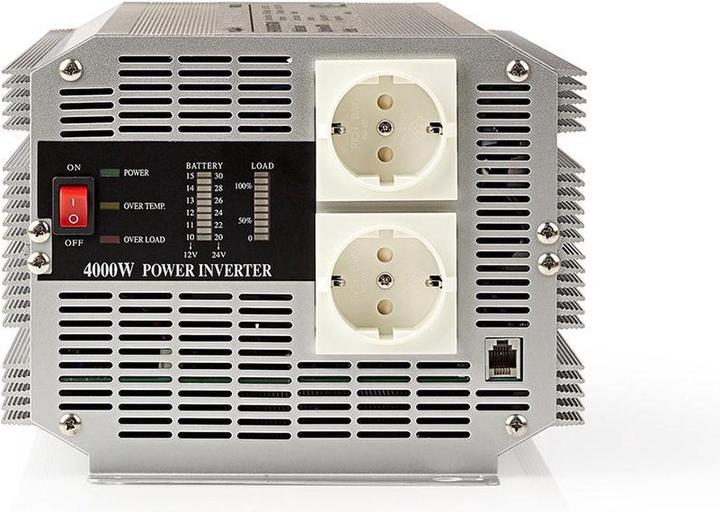 Actual product image Nedis Power Inverter modified sine waves| Input voltage 12 VDC|