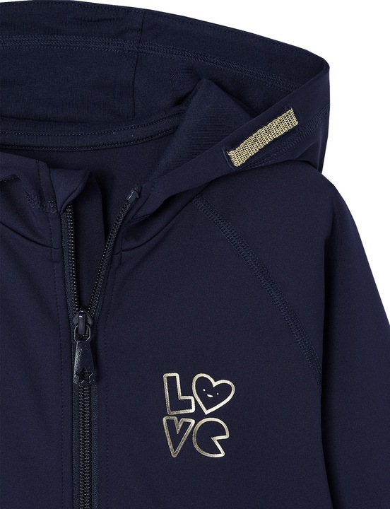 Produktbild Vertbaudet Mädchen Sport-Set: Kapuzensweatjacke & Leggings aus Funktionsmaterial (98)