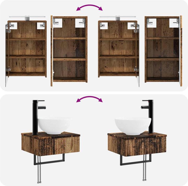 Produktbild vidaXL Badezimmermöbel-Set