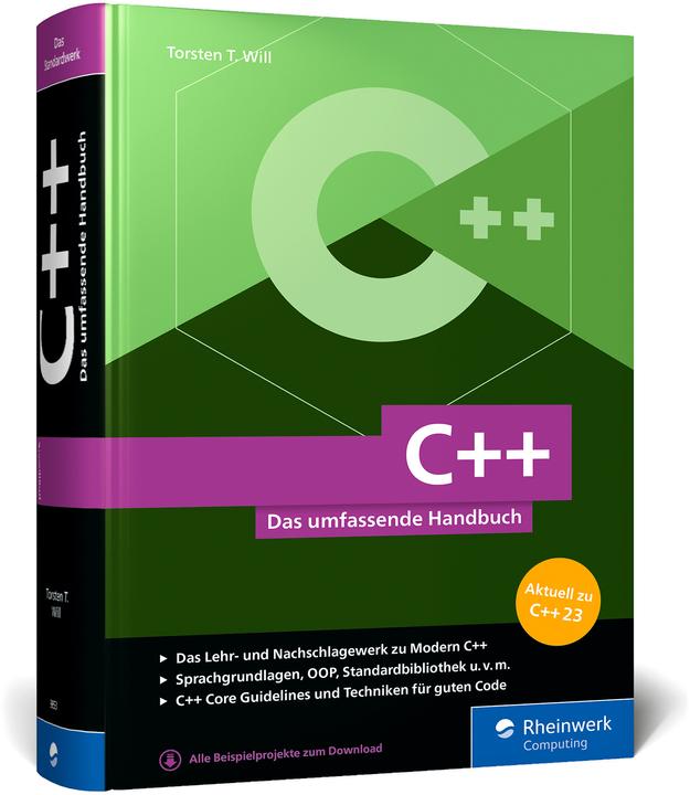 Produktbild C++ (Deutsch, Torsten T. Will, 2024)
