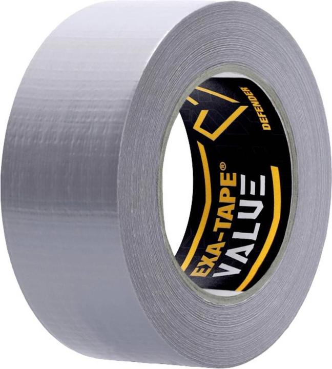 Produktbild Defender EXA-TAPE-VALUE S 50 - Gewebeklebeband, Silber, glänzend, 50 mm x 50 m (50 mm)