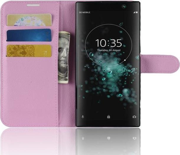 Produktbild MU Classic Litchi Leder Bookcover Series (Xperia XA2 Plus)