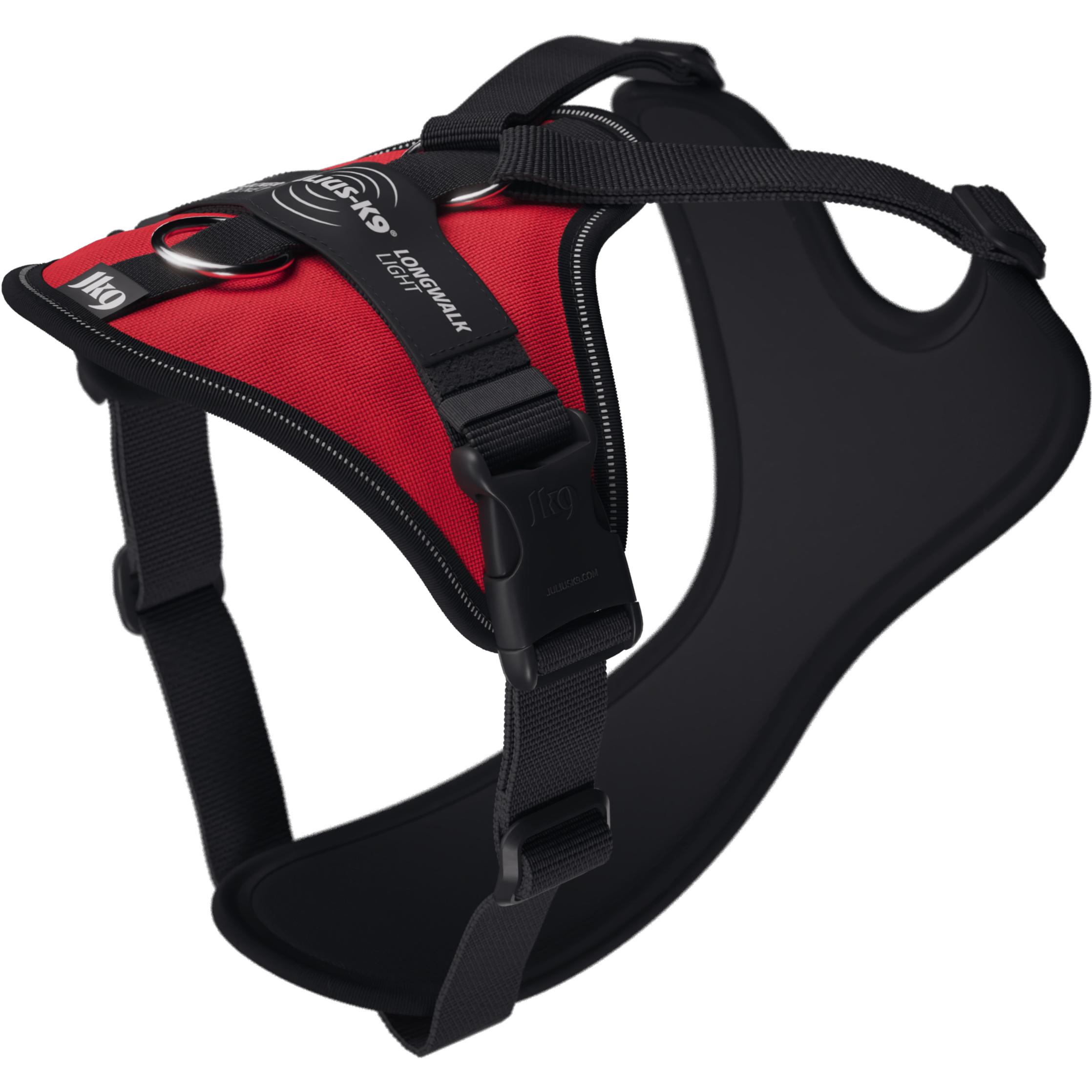 Meilleurs prix pour Julius-K9 K9 Longwalk light sele w/trackerpocket,Red,M (M, Chien), Collier + laisse