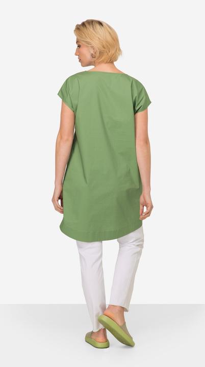 Image du produit Laurasøn Kleid, Straight Fit, Rundhals, seitlicher Schriftzug Welle (M)