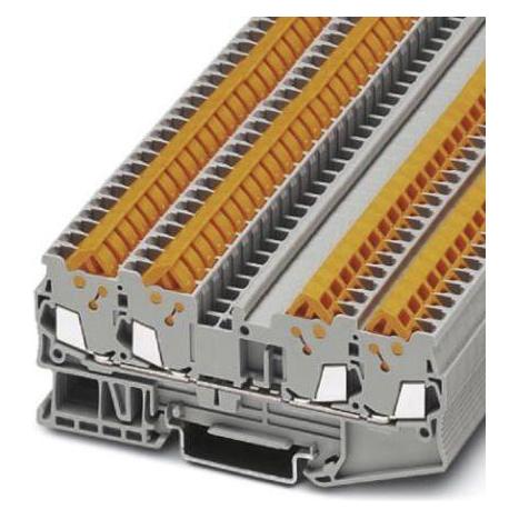 Phoenix Contact Durchgangsklemme QTC 1,5-QUATTRO, Elektronikzubehör + Gehäuse, Grau
