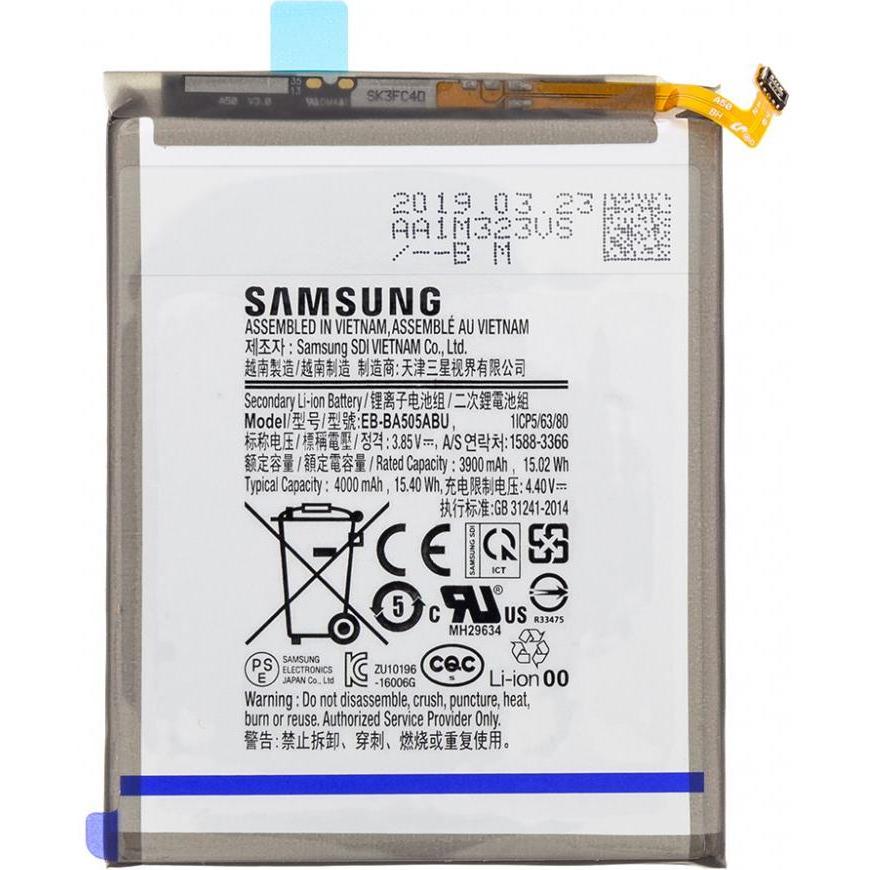 Samsung baterie EB-BA505ABU Service, Smartphone Akku