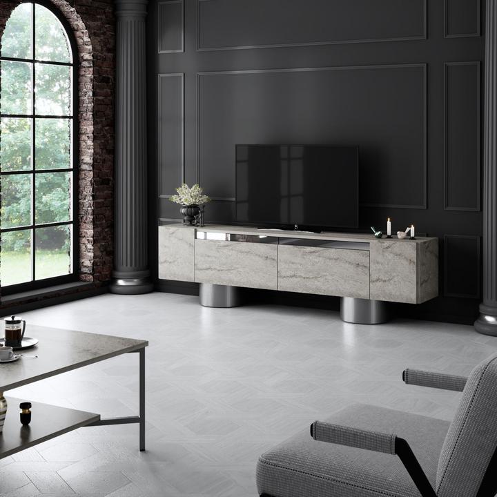 Produktbild Skye Decor Bohem Silver TV Stand (180 x 50 x 30 cm)