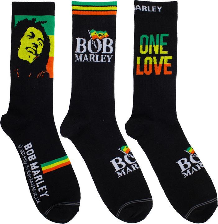 Produktbild Bob Marley Socken (3erPack) (3er Pack, 40 - 45)