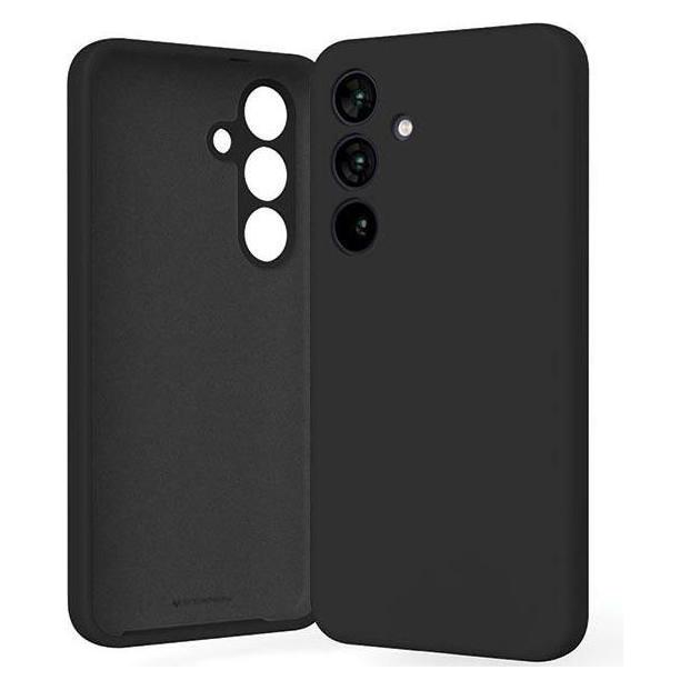 Mercury Silicone S921 czarny/black (Samsung Galaxy S24), Smartphone Hülle, Schwarz