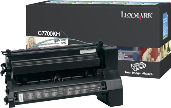 Produktbild Lexmark Toner schwarz Orig.Nr. C7700KH (BK)