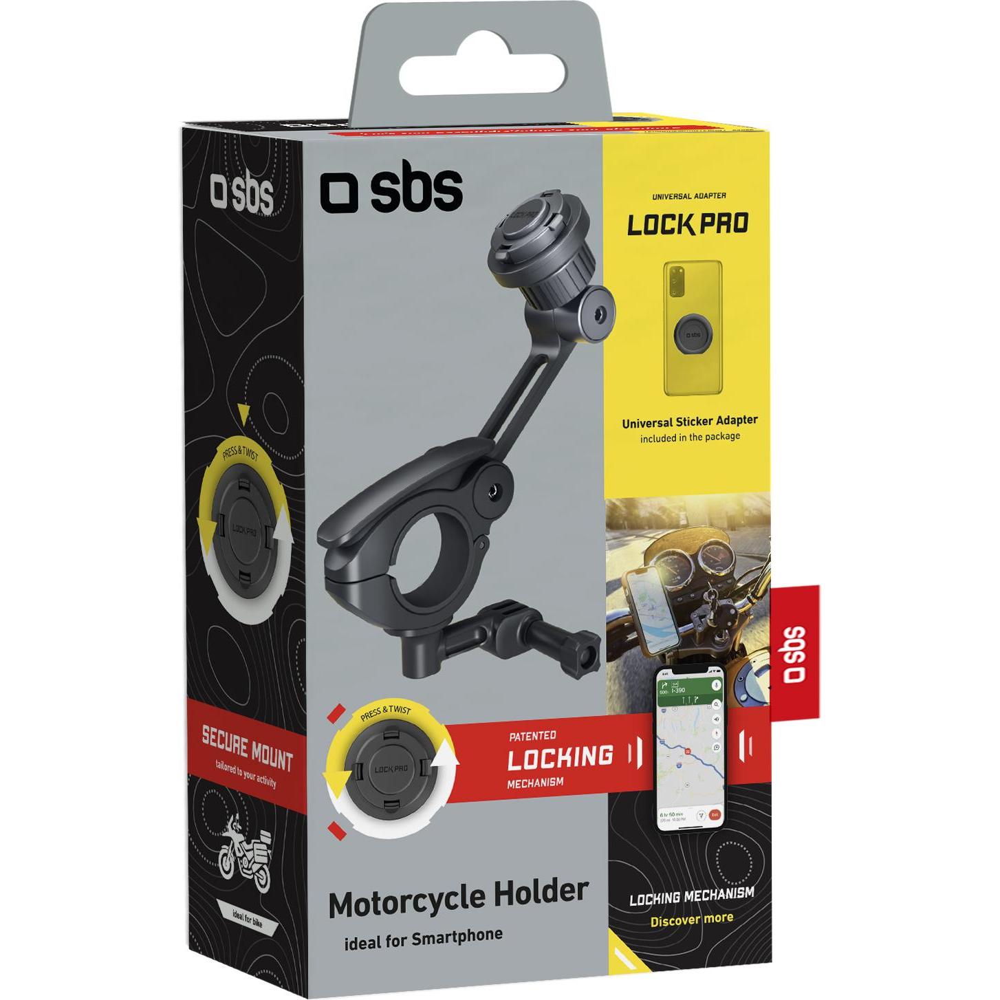 Thumbnail - SBS Lock Pro ride up front mount, Smartphone Halterung, Schwarz