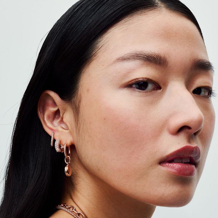 Immagine prodotto Pandora Ciondolo con cerniera e incisione Charm d'amore (Metallo, placcato oro rosa)