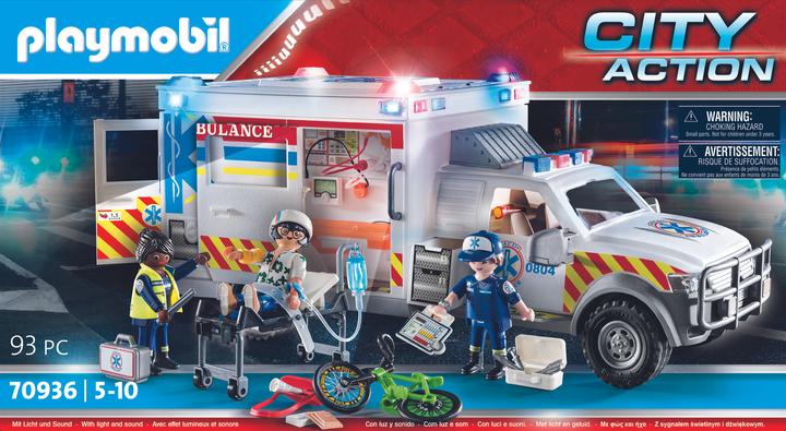 Produktbild Playmobil Rettungs-Fahrzeug: US Ambulance (70936, Playmobil City Action)