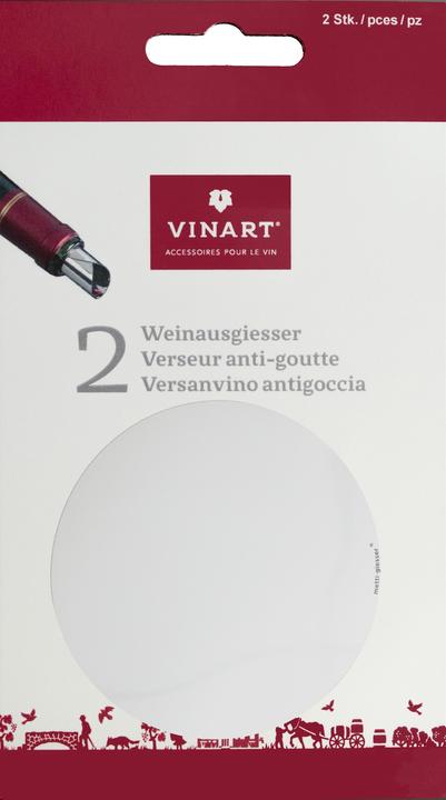 Image du produit Vinart Set de 2 becs verseurs de gouttes (Verseur de vin)