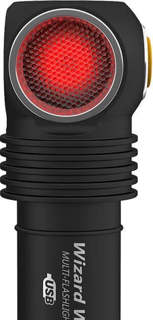 Produktbild ArmyTek Wizard C2 WR Magnet USB Multifunktionslampe white & red (1100 lm)